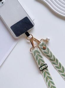 Correa de collar para teléfono ajustable para mujer, funda para teléfono celular colgante para el cuello con cordón para cruzar y colgar en el cuello, correa universal anticaída para teléfono móvil