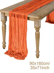 5 piezas Manteles de mesa plegables de color naranja con pliegues, mantel de mesa para fiesta, decoración de cumpleaños, decoración de boda, decoración del hogar para días festivos, decoración de mesa de comedor para sala de fiestas, mantel de centro de mesa de comedor, decoración de banquete, mantel de boda, mantel de mesa de unicolor, mantel de boda campestre, camino de mesa de cocina, regalos de fiesta, decoraciones - Naranja - Ver 7