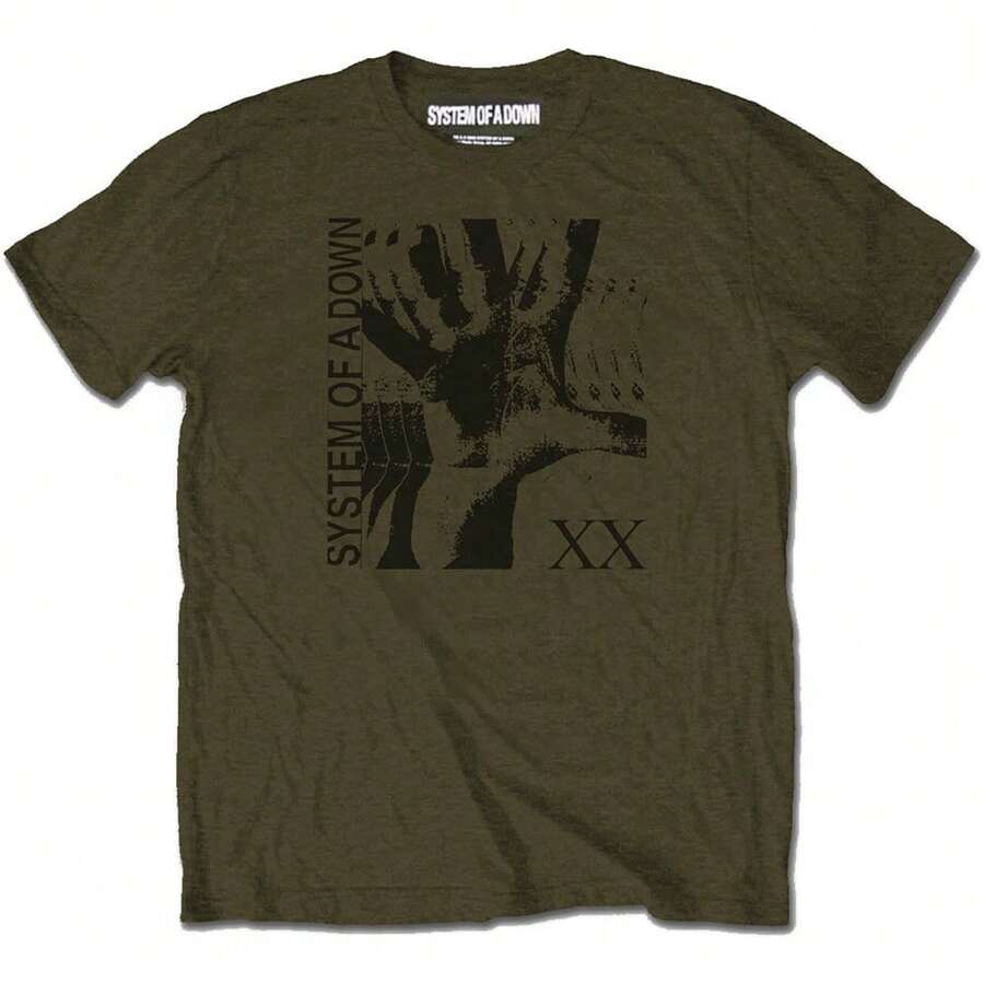 System Of A Down | Official Band T-Shirt | Intoxicated - 48-Hour Fast Shipping!  - Green - View 1