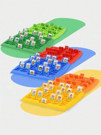 Kids "Who Am I?" Educational Puzzle Game, Interactive Thinking Logic Training Board Game Toys