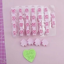 Number Alphabet Clay Stamp Micro Mini Letter Stamp For Polymer Clay Jewelry Diy Message Brand Logo Text Emboss Seal Tool Art Hobby Birthday Gift