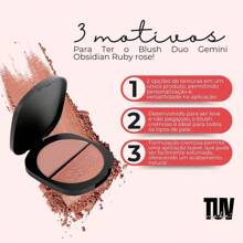 Blush Duo Gemini Obsidian Ruby Rose - OG05 - View 7