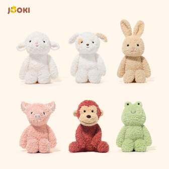 1 件巴迪兔子娃娃猪青蛙狗绵羊猴子毛绒公仔生日礼物情人节礼物圣诞礼物新年礼物毛绒玩具、可爱毛绒玩具、博美犬、绵羊、猴子、圣诞节