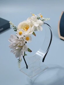 1 件飘逸的森系仿花海滩头带，简约百搭，万圣节必备 - 彩色 - 查看 14