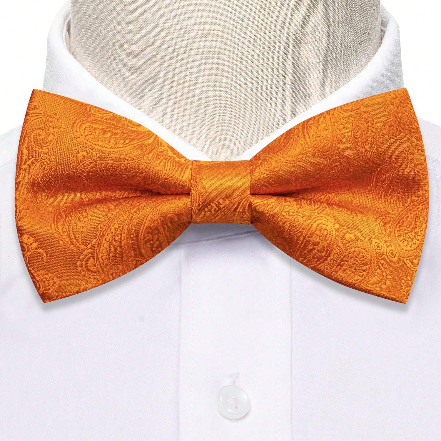 Gilet Homme Soie 100% - Nœud Papillon Et Mouchoir - Mariage Bureau Cérémonie - 9 Couleurs