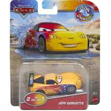 Disney Pixar Cars Color Changers Jeff Gorvette, Scale 1:55 - Multicolor - View 3