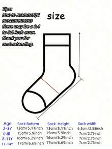 3pairs Girls Contrast Panel Breathable Fashionable Crew Socks For Daily Life - Multicolor - View 6