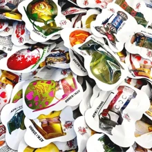 100 pièces Simulateur d'auto-destruction grenade à main factice pour blague, pour une ambiance festive. Plus sûr que les pétards. Peut convenir pour diverses fêtes comme alternative aux pétards (couleur et style aléatoires)