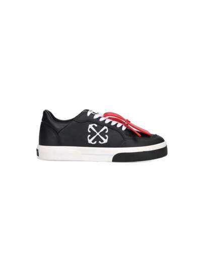 スニーカー OFF WHITE Men Sneakers 91627 OMIA296C99LEA0011010 89898 Blac Out Of Office Calf Leather in WHITE BLACK for Men | Off-White™