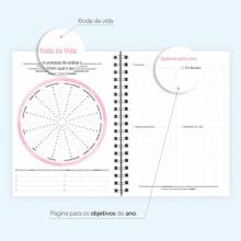 Weekly Planner Agenda Plus 2025 Animal Print Zebra Colors - 粉紅色的 - 查看 6