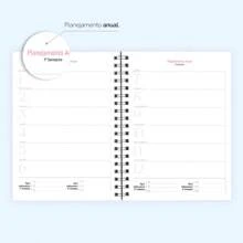 Weekly Planner Agenda Plus 2025 Animal Print Zebra Colors - 粉紅色的 - 查看 7