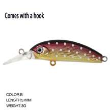 Japan High Quality Hard Fishing Lure Fishing Issen 45S MAX 37mm 3g Sinking Stream Bait For Trout Pike Perch Bass - Multicolor - View 21