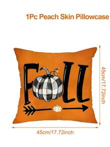 Fall Pillow Covers 4 Style For Fall Decor Buffalo Plaid Pumpkin And Maple Leaves Outdoor Pillows Decorative Throw Pillows 45x45CM Farmhouse Thanksgiving Decorations Autumn Cushion Case For Couch,Christmas - Multicolor - View 8