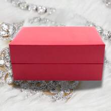 Caja de regalo de joyería con rosas 17 x 11 x 8 - Rojo - Ver 3