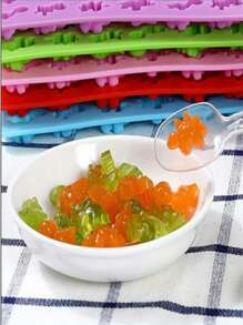 Dinosaur Gummy Molds -1pc Mini Silicone Candy Molds Including Triceratops T-Rex Stegosaurus Brontosaurus  Ice Cube Mold, Chocolate Mold, Cake Mold - Random Color (1PCS) - View 13