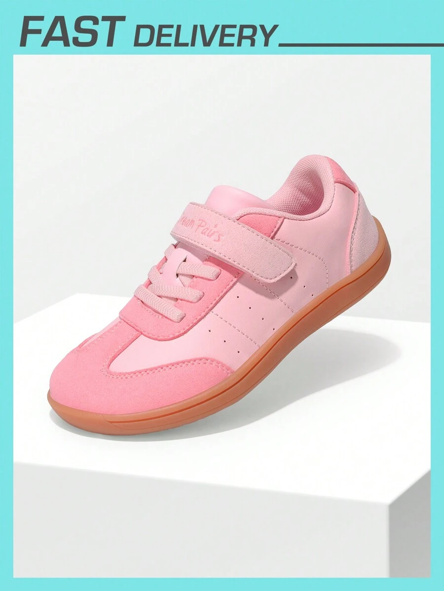 Boys Girls Shoes Kids Barefoot Casual Walking Lightweight Running Athletic Sneakers Comfortable Little Kid Big Kid(Back To School Shoes) - 粉色 - 查看 1