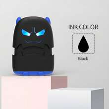Personalisierter Namens-Stempel für Kleidung - süßes Monster Design, wasserfest und waschbar, perfekt zum Beschriften von T-Shirts, Rucksäcken und anderen persönlichen Gegenständen, einfach zu benutzen, ideales Geschenk für ihn, sie, Freund, Freundin, Familie, Kinder, Mitarbeiter zu Jahrestagen, Geburtstagen, Hochzeiten, Weihnachten, Herbst, Schule, Büro/Geschäft, Schulanfang