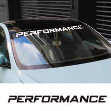 Auto Frontscheiben Aufkleber Grafiken, Performance Windschutzscheiben Dekor Aufkleber Vinyl DIY Folien Dekoration, Universell für Tuning Zubehör Audi BMW Benz Nissan Renault Chevrolet Dacia BYD GMC