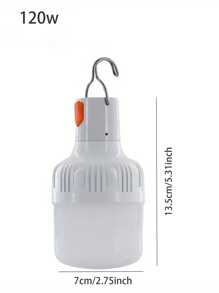 1pc USB Rechargeable LED Lantern Flashlight, Portable Small Night Light With Hook, Suitable For Emergencies, Camping, Adventure And Fishing Trips Garden Decor