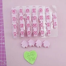 Number Alphabet Clay Stamp Micro Mini Letter Stamp For Polymer Clay Jewelry Diy Message Brand Logo Text Emboss Seal Tool Art Hobby Birthday Gift