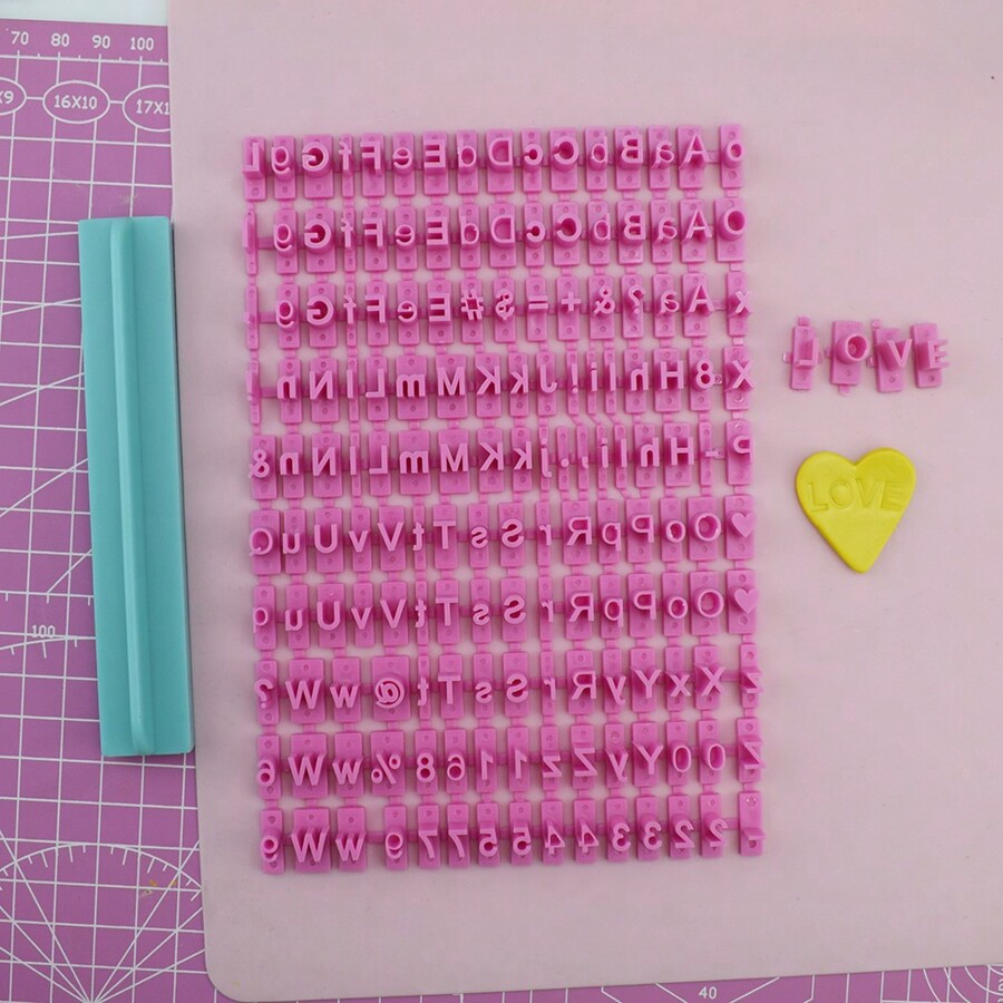 4 Size Number Alphabet Stamp Micro Mini Letter Stamp For Polymer Clay