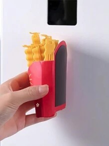 24pz Clips Mangeticos Para Sellar Bolsa De Alimentos Con Diseño De Papas Fritas - Multicolor - Ver 5