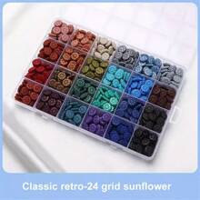 CYFUN DESIGN Hạt sáp nhiều màu dùng để đóng dấu sáp cho trường học, trường học, đồ dùng học tập - Nhiều màu - Xem 19