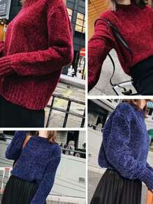 TRIXY 1 Roll 100g Crochet Yarn DIY Plush Yarn Soft Chenille Amigurumi Velvet Knitting Sewing DIY Material For Scarf/Sweater/Doll 100% Polyester Velvet Yarn Accessories - View 2