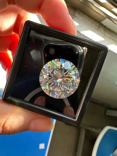 0.8-10ct Elegant Round Moissanite Loose Stones For DIY Jewelry D Color VVS1 Clarity Excellent Brilliant With Ideal Gift Choice