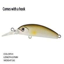 Japan High Quality Hard Fishing Lure Fishing Issen 45S MAX 37mm 3g Sinking Stream Bait For Trout Pike Perch Bass - Multicolor - View 13