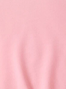 2pcs Baby Girls' Plaid Bear Print Long Sleeve Shirt And Plaid Patchwork Pants Set, Spring Autumn - Pink - View 4