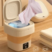 6L Portable Washing Machine, Large Capacity With Spin Dryer, Bucket For Clothes, Travel, Home Underwear - 查看 5