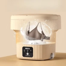 6L Portable Washing Machine, Large Capacity With Spin Dryer, Bucket For Clothes, Travel, Home Underwear - 查看 4