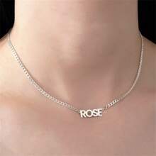 1pc Customized Name Necklace, Personalized Name Necklace, Customized Name Jewelry, Personalized Gift, Necklace With Name, Gift For Mom