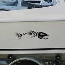 Graphics Large Fish Bone Stickers For Car Boat Body Decal Cruise Mural Vinyl Waterproof Covers Auto Tuning Styling Engine Hood Decoration Mototcycle Accessories - 42*12cm - View 1