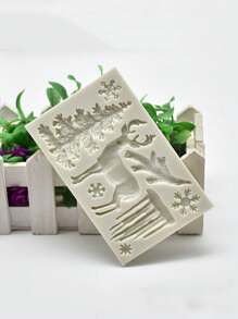 1 pieza Molde de silicona con diseño de crisantemo, molde de chocolate, herramienta de horneado para decoración de pasteles