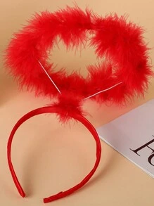 Bentiță - Bentiță de păr cu coarne de diavol roșu, accesorii de vrăjitoare, diavol, bentiță de păr, bentițe cu cercei