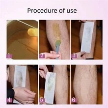 100pcs/Set Waxing Strips, Waxing Accessories Tool, One-Time Use Wax Papers (Need To Be Used With Wax) - White - View 7