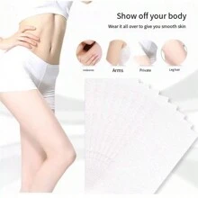 100pcs/Set Waxing Strips, Waxing Accessories Tool, One-Time Use Wax Papers (Need To Be Used With Wax) - White - View 1