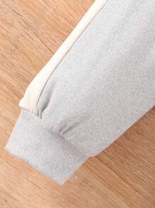 Young Boys' Long Sleeve Hoodie And A-Line Pants Set - Grey - View 8