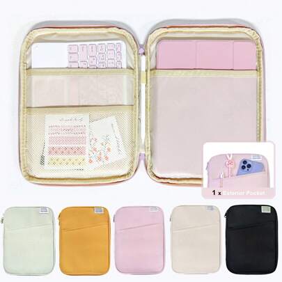 平板电脑保护套 9 - 13 英寸适用于 iPad Air 11 M2 M3 2025 A16 新 M4 Pro 13 12.9 10.9 10th/9/8 10.2 9.7 英寸适用于三星华为 Mipad 6 防震袋