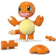 MEGA Pokemon Evergreen Charmander Action Figure Building Set With Poke Ball (16pc) Room Decoration - Green - View 4