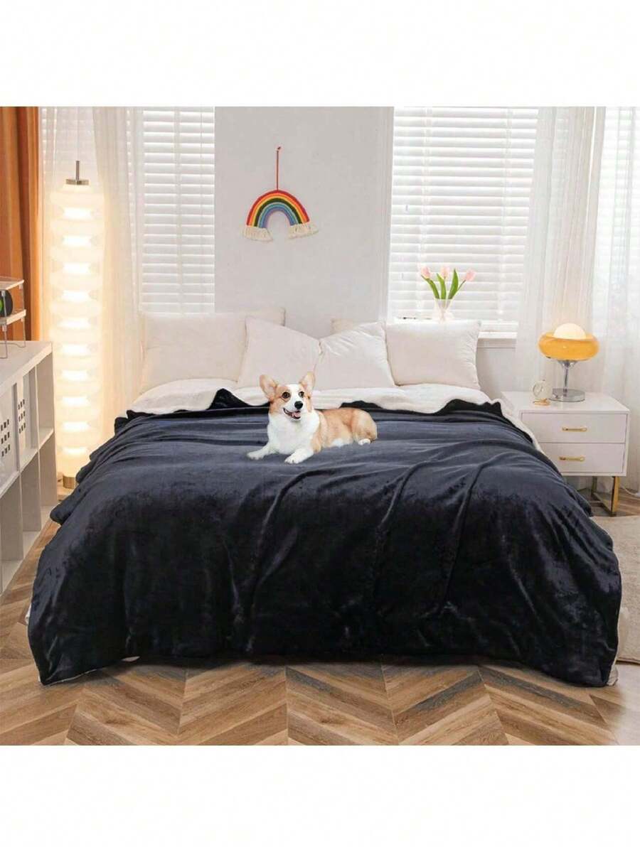 Bed Blankets & Towel Blankets - Black - View 1