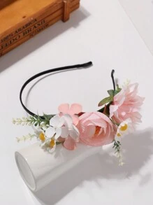 1 件飘逸的森系仿花海滩头带，简约百搭，万圣节必备 - 彩色 - 查看 3