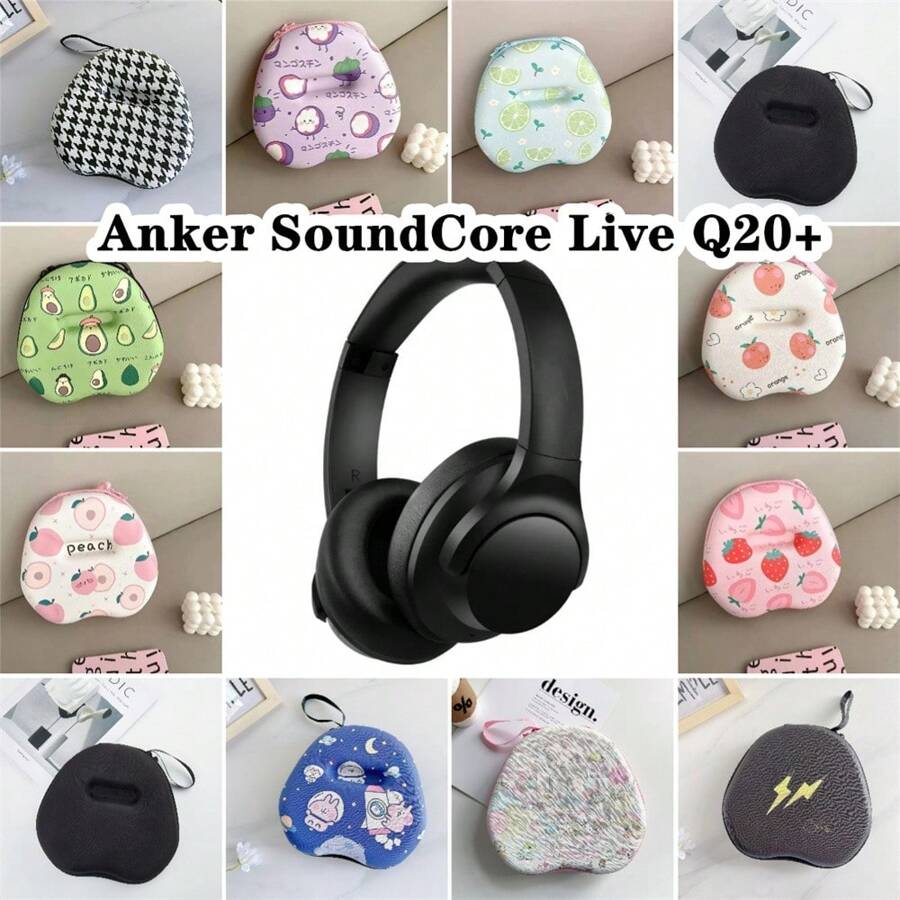 Anker SoundCore Live Q20+耳機盒,可愛的耳機收納袋,EVA耳罩保護盒 - 彩色 - 查看 1