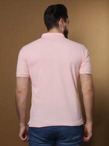 Men Polo Shirts - Màu Hồng baby - Xem 4
