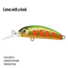 Japan High Quality Hard Fishing Lure Fishing Issen 45S MAX 37mm 3g Sinking Stream Bait For Trout Pike Perch Bass - Multicolor - View 11