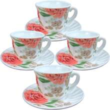 Dinner And Tea Set 20 Pieces 100% Full Glass Printed Dinner Set - 威尼斯 - 查看 5