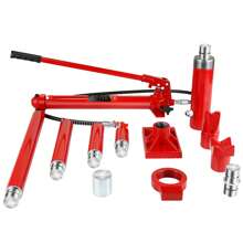 TONEIDER Power Hydraulic Ram Cylinder Jack: Single-Acting Mini Jack, Porta Power Kit, Stroke For Shipbuilding, Bridge, Construction, Precision Machinery, Small Spaces – 4Ton 10 Ton 20 Ton Capacity