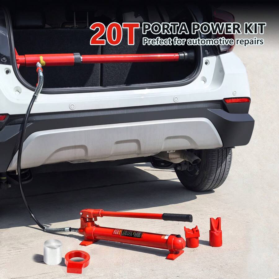 TONEIDER Power Hydraulic Ram Cylinder Jack: Single-Acting Mini Jack, Porta Power Kit, Stroke For Shipbuilding, Bridge, Construction, Precision Machinery, Small Spaces – 4Ton 10 Ton 20 Ton Capacity